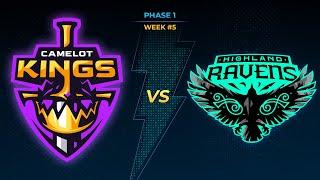 SMITE Pro League Phase 1 Week 5: Camelot Kings vs Highland Ravens