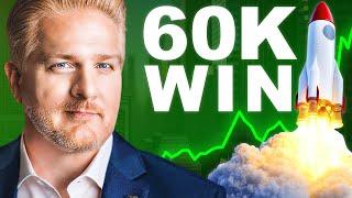 60k Win Weekend  Make Money NOW #crypto #nvda #pltr #tsla