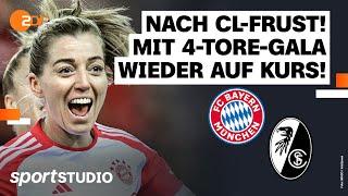 FC Bayern München – SC Freiburg Highlights | Frauen-Bundesliga, 12. Spieltag 2023/24 | sportstudio