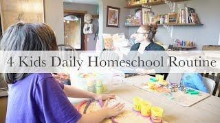 Homeschool Routine | 4 Kids, Toddler through 5th Grade | How I Fit it All In