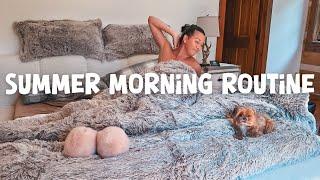 Summer Morning Routine : from fast & anxious living to slow & peaceful life