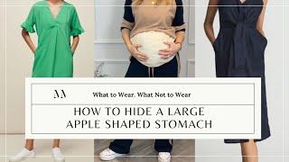 How To Hide A Larger Stomach - Do's & Don'ts. Apple Shape. With Personal Stylist Melissa Murrell