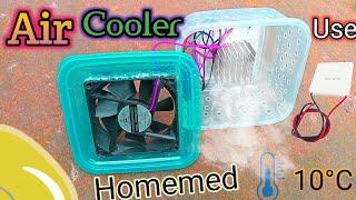 How To Make a Air Cooler. Mini Ac Air Cooler. How To Make Portable Mini Powerful Air Cooler #short.