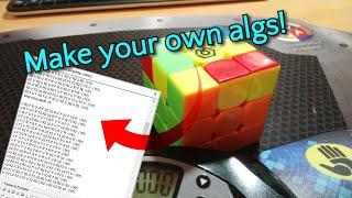 How to Generate Your OWN Algs Using Cube Explorer