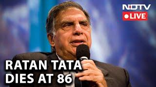 Ratan Tata | Ratan Tata Death | Ratan Tata Dies At 86 | TATA | Ratan Tata Death News