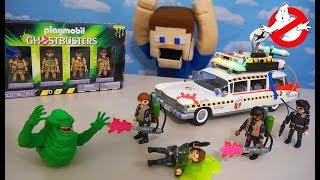 The GHOSTBUSTERS 2 Playmobil ECTO 1A Playset Gets SLIMED!!