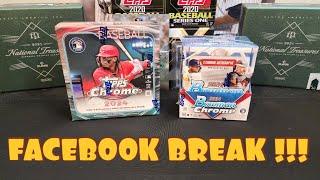 2024 Bowman Chrome Hobby / 2024 Topps Chrome Monster Box. Facebook Break 9.17.24