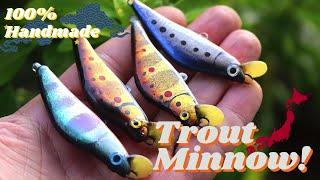 Lure Making - Japanese inspired Balsa Trout Minnow!