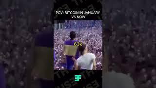 POV: Bitcoin in January vs Now  #web3 #web3news #crypto #cryptonews #blockchain #bitcoin