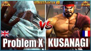 Street Fighter 6 Problem X (M Bison #1)  Vs  KUSANAGI (RYU)Best Ranked MatchFightingGameWorldX