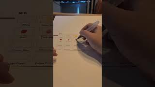 M&G Watercolor 24 colors color chart #colorchart #art #watercolor #m&g #stationery #b2s #bangkok