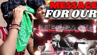 Y KAR | MESSAGE | RA YAN | REACTION VIDEO | O MUSIC V | #ykar #message #rayan #yerwada #numb #4l