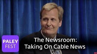 The Newsroom - Aaron Sorkin and Jeff Daniels Talk About Taking On Cable News