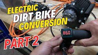 Bench TEST! Electric Dirt Bike Build Conversion! Part2! QS120 V3 #QSmotor #ebike #diy #EV QS138