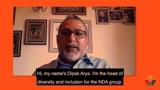 Dipak Arya, Head of diversity and inclusion for the NDA group