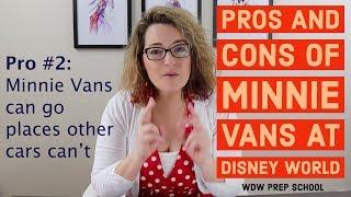 Pros and cons of Minnie Vans at Disney World - WDW Prep School