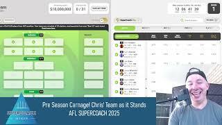 IS THIS THE BEST TEAM IN AFL SUPERCOACH RIGHT NOW? Chris' Pre Season Team AFL SUPERCOACH 2025