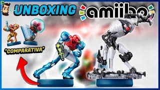 amiibo METROID DREAD SAMUS & E.M.M.I. | Comparativa amiibo Samus Returns | Unboxing