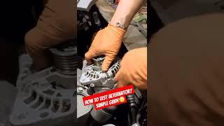 How to Check Alternator in your vehicle To watch Full video  #alternator #vw #automobile #viral