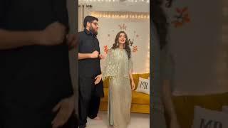 Actress SrHa ASGHAR and Her Husband Omer Murtaza Dance Steps Moves Together