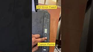 How to Fix the P07 Error on Canon Pixma Printers