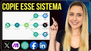 Esse Sistema de IA cria CONTEÚDO p/ REDES SOCIAIS diariamente! (100% Automatizado)