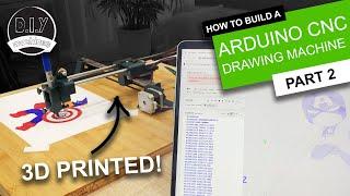 Part 2 - Super Easy 3D Printed Arduino CNC Drawing Machine - The Software | GRBL | Inkscape Plotter