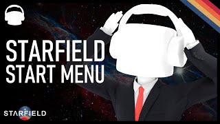 PEOPLE ARE GOING CRAZY OVER THIS - Start Menu and UI Design in Games | Starfield 2023