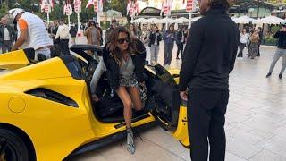 Billionaires at the Monte-Carlo Casino with their supercars and gorgeous women#monaco#supercars#rich