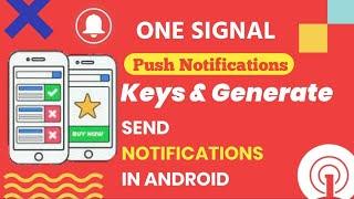 Push Notifications For Android Setup | Send Notifications Setup Onesignal Full Setup with OneSignal