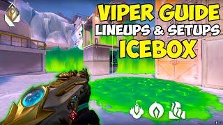 *NEW* Viper Lineups On Icebox (2024) - VALORANT
