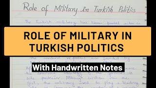 Turkish Military & their role in Turkish Politics #politicalscience #csspms #constitutionallaw