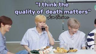 Zerobaseone funny moments cause Zhanghao isn't durian official ambassador yet