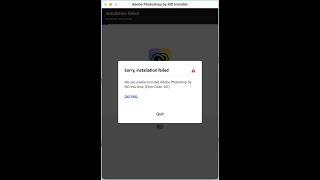 Adobe Photoshop installation guide and fix the error code 501 in Apple M1