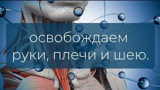 освобождаем руки плечи и шею от: боли напряжения, дискомфорта, скованности.