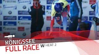 Königssee | BMW IBSF World Cup 2015/2016 - Women's Skeleton Heat 2 | IBSF Official