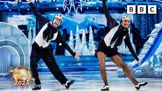 Josh Widdicombe and Karen Hauer Charleston to Let It Snow by Glee Cast  BBC Strictly 2024