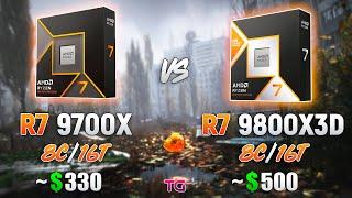 Ryzen 7 9700X vs Ryzen 7 9800X3D - Is it Worth Overpaying for 3D V-Cache?