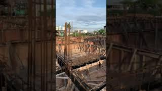#Shorts #shorts Ground Beam Steel Rebar Reinforcement Placement & Shuttering