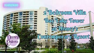 Luxurious DVC 2-Bedroom Villa Tour at Disney's Bay Lake Tower In 4K