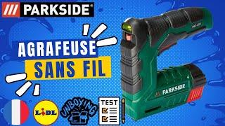 AGRAFEUSE SANS FIL Parkside PAT 4 D5 FRANCE FRANÇAIS LIDL