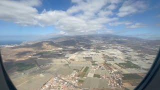 BA a321neo landing at Tenerife (full video)