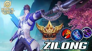 BUILD ITEM DAN ARCANA ZILONG || JUNGLER GAMEPLAY || HONOR OF KINGS || pt 4