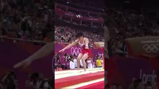 Who do you think did the better vault?  #gymnastics #shorts #vault