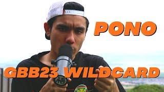 PONO | Grand Beatbox Battle 2023: World League Solo Wildcard #gbb23