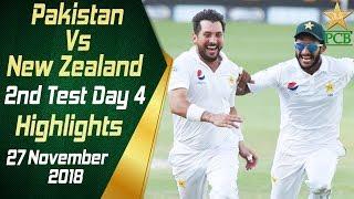 Pakistan Vs New Zealand | Highlights | 2nd Test Day 4 | 27 November 2018 | PCB