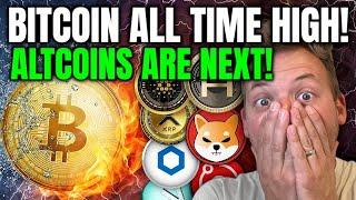 BITCOIN SETS NEW ALL TIME HIGH!!! THE ALTCOIN CRYPTO SURGE IS NEXT!