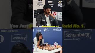 The feeling of beating the World No. 1 ft. Gukesh and Divya ️#chess #gukesh #divyadeshmukh #shorts