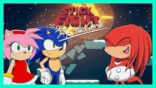 Knuckles, Amy and Sonic play Stick Fight!