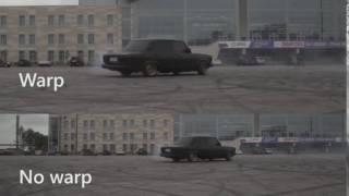 Пример использования эффекта Warp Stabilizer - No Motion